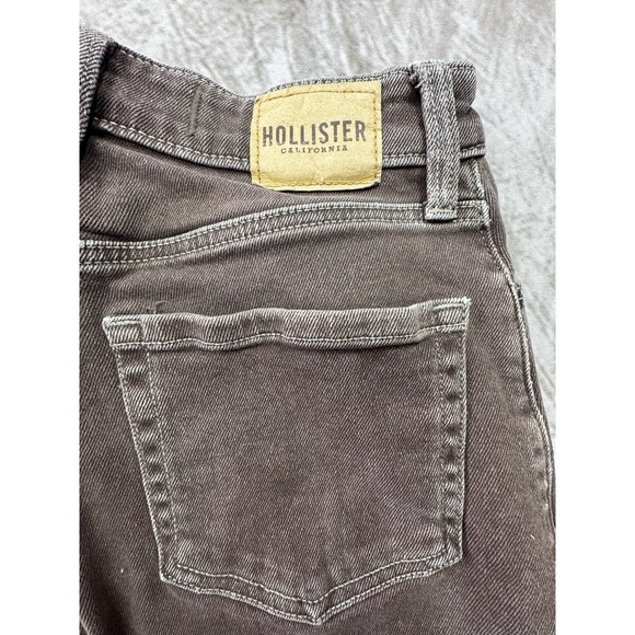 Women's Hollister Ultra High-Rise Dad Jean Vintage Stretch RN75654 Brown Size 3S - Picture 9 of 9